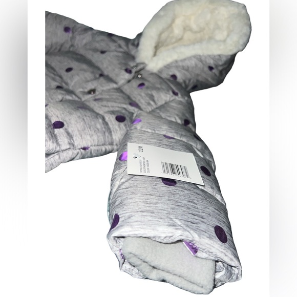NWT🏷️ DKNY Baby Girls Puffer Jacket, Size 12M - Picture 2 of 8